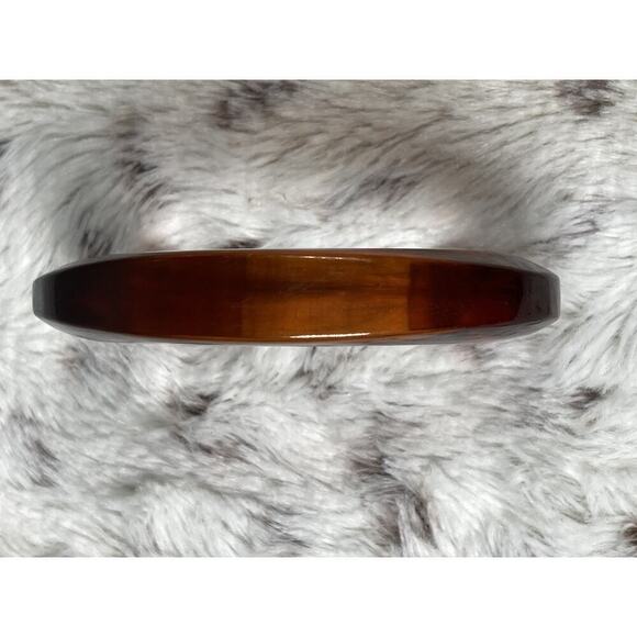 1950’s Napier Chunky Graduated Root Beer Lucite Bead Necklace & Bangle MCM - Picture 9 of 15